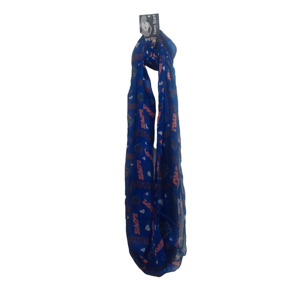 University Of Florida UF Lightweight Infinity Team Scarf Love Florida Gators NEW